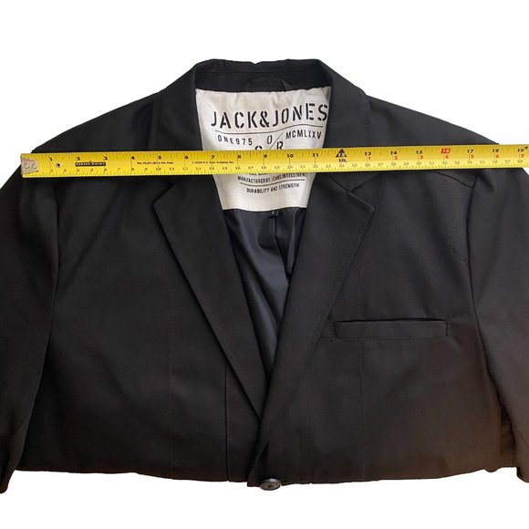 Jack & Jones Men's Blazer (Black) - Picture 4 of 13